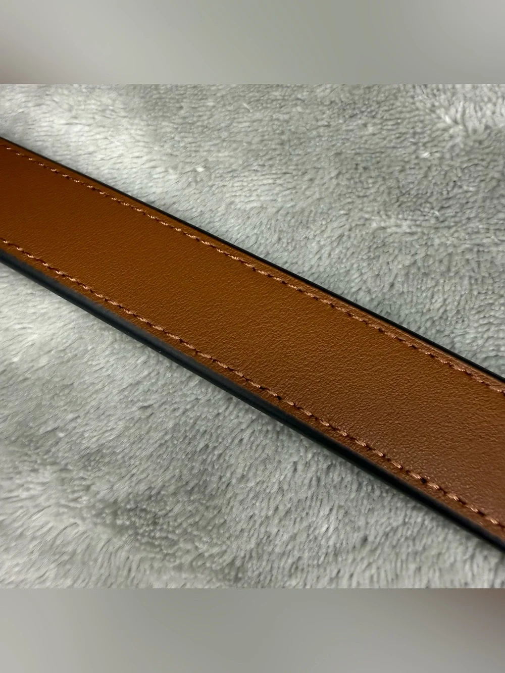 Lauren Ralph Lauren Black & Tan Reversible Leather with Silver Buckle